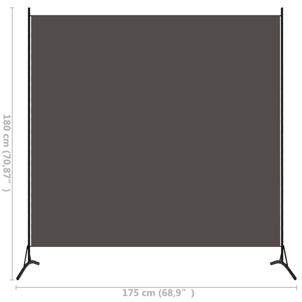 Kamerscherm Antraciet 175x180cm - 35% Korting!