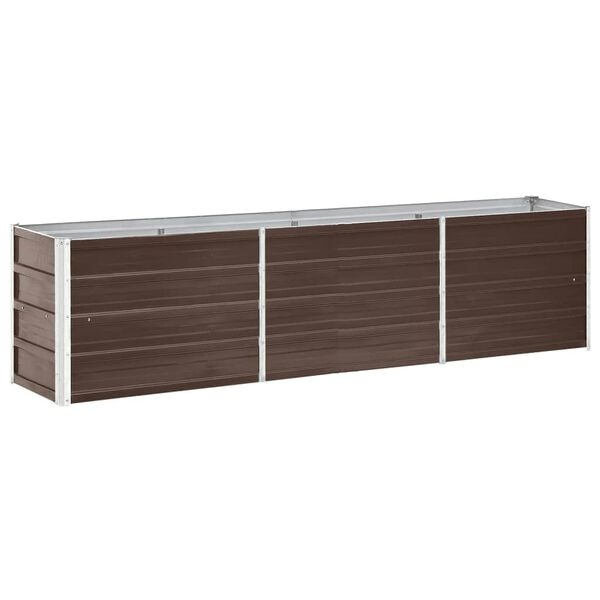 vidaXL Verhoogde Plantenbak Bruin 240cm - 35% Korting!