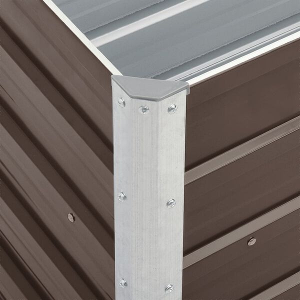 vidaXL Verhoogde Plantenbak Bruin 240cm - 35% Korting!