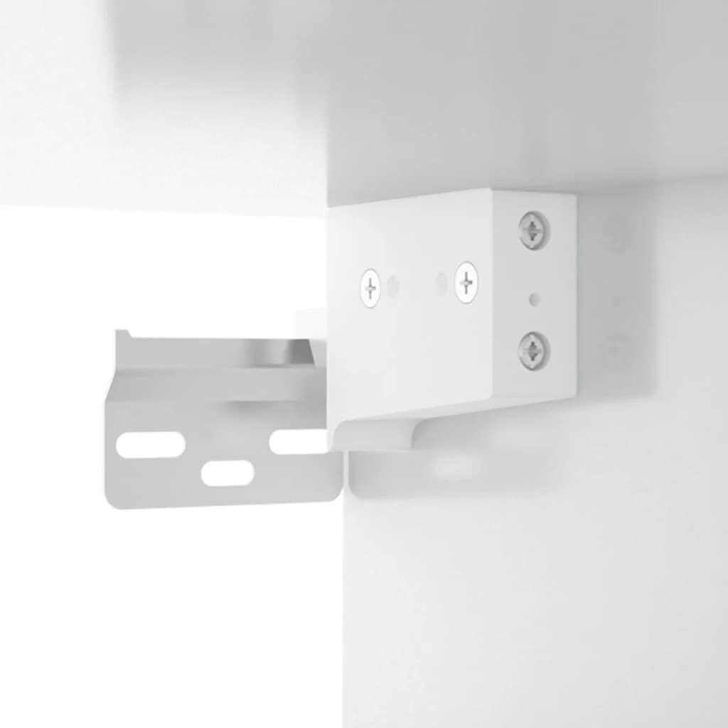 VidaXL Wandkast Wit Hoogglans 80cm - 35% Korting!