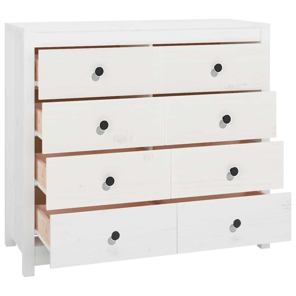 Dressoir Grenenhout Wit 100cm - 35% Korting!