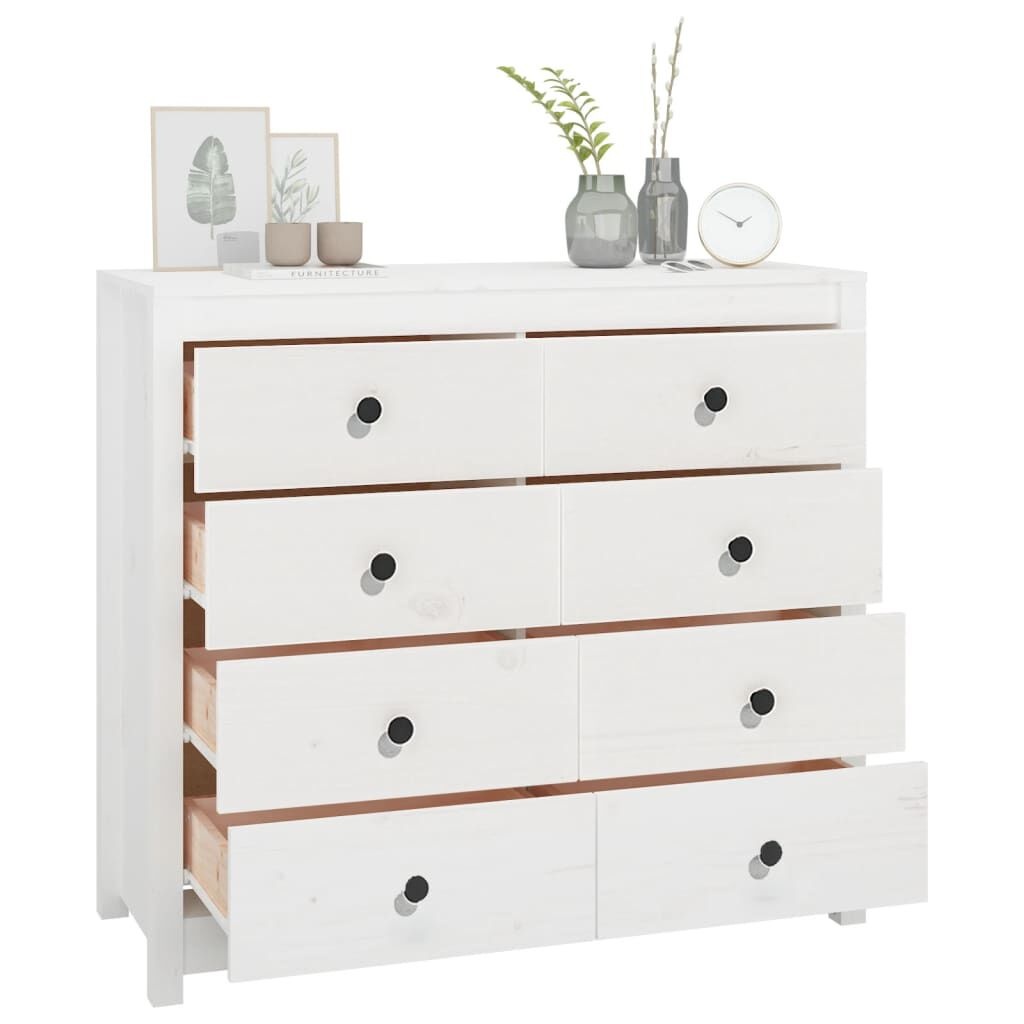Dressoir Grenenhout Wit 100cm - 35% Korting!