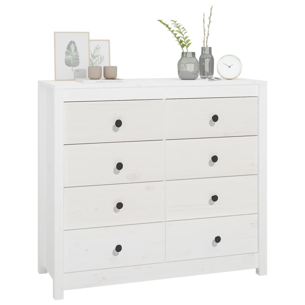 Dressoir Grenenhout Wit 100cm - 35% Korting!