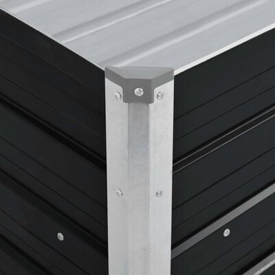 VidaXL Verhoogde Plantenbak Antraciet 100cm -60%!