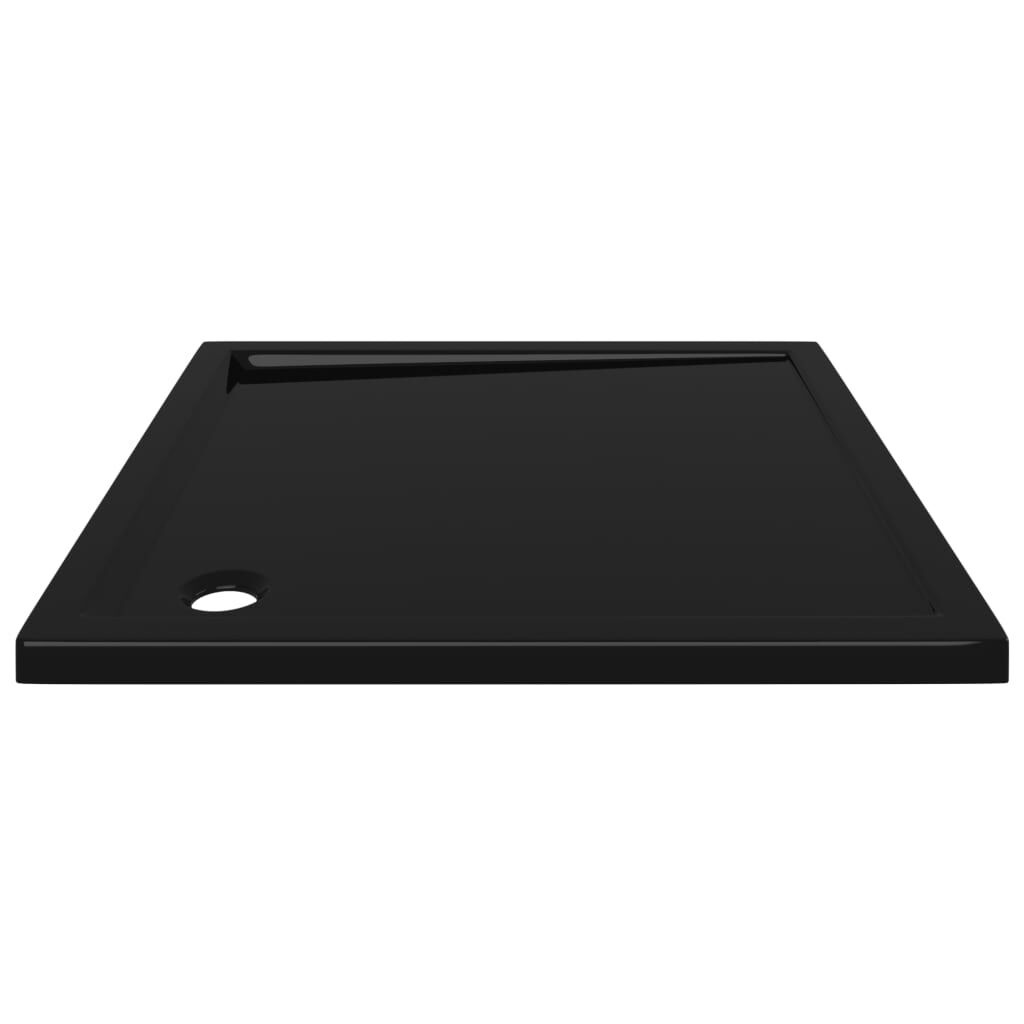 vidaXL Douchebak Vierkant 90x90 Zwart - 35% Korting!