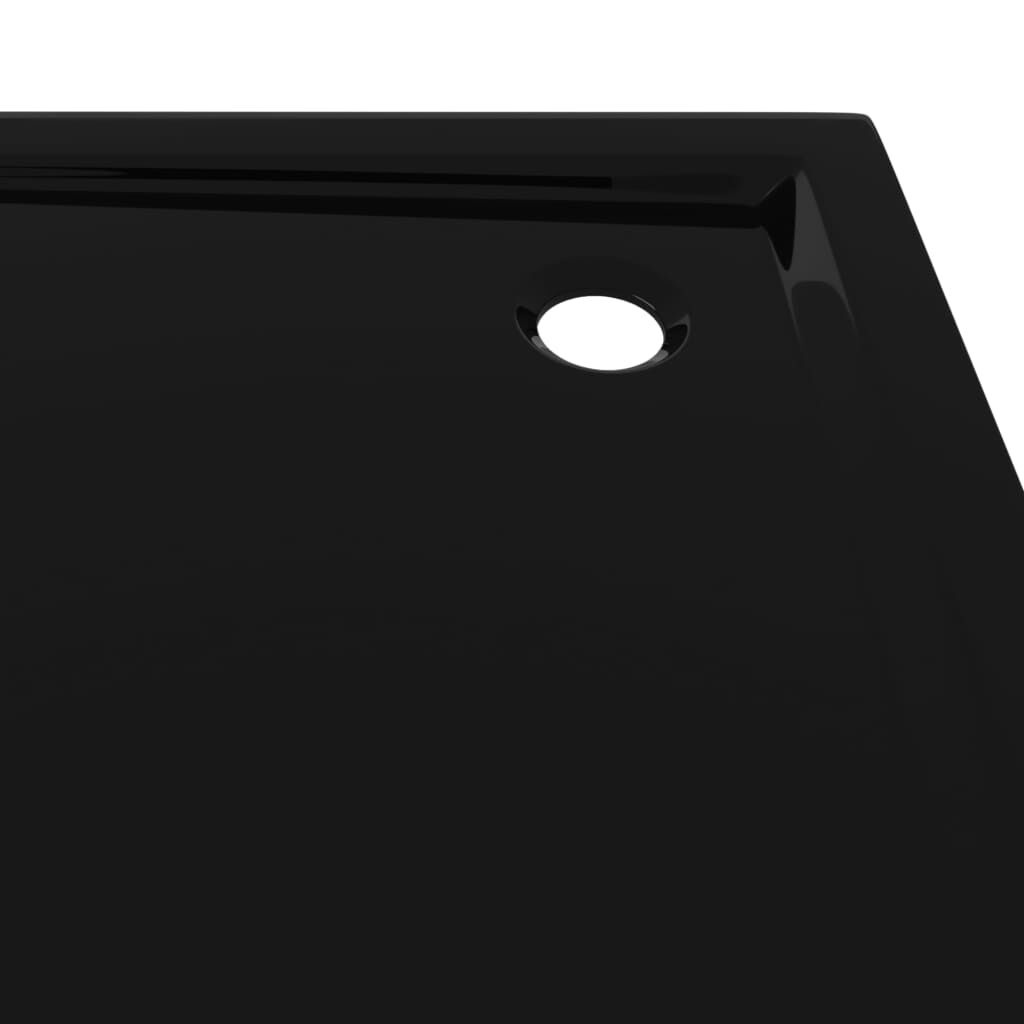 vidaXL Douchebak Vierkant 90x90 Zwart - 35% Korting!