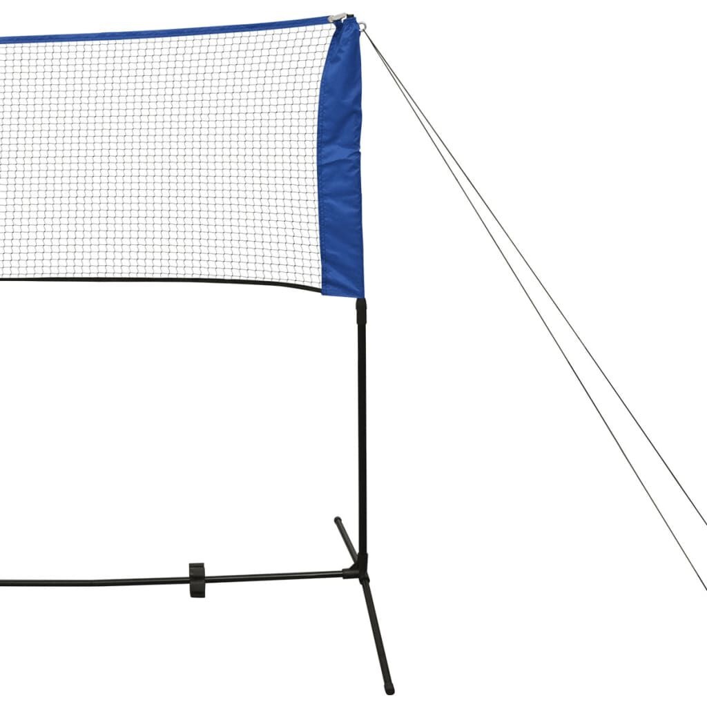 vidaXL Badmintonnet Set 500cm + Shuttles - 35% Korting!