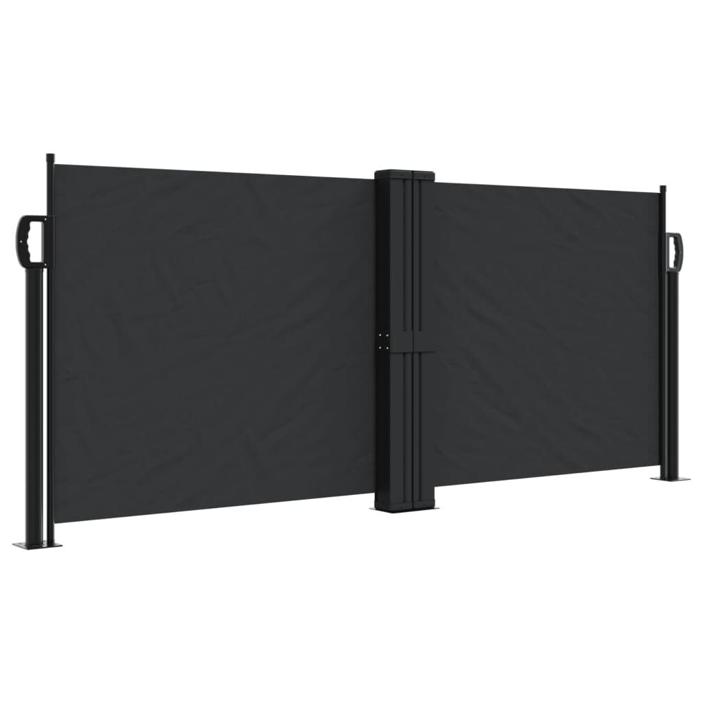 vidaXL Uittrekbaar Windscherm 100x600cm Zwart - 35% Korting!