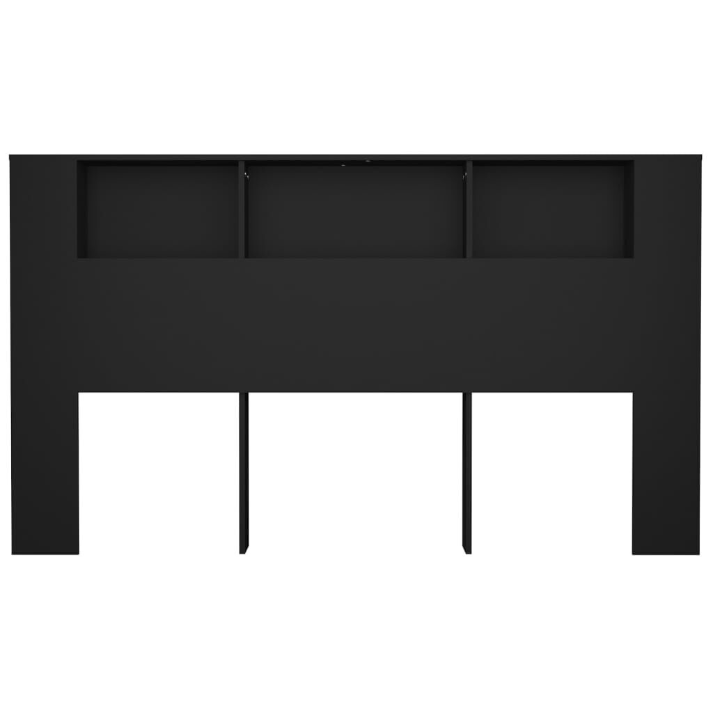 Hoofdbordkast Zwart 180cm - 35% Korting! Op=Op!