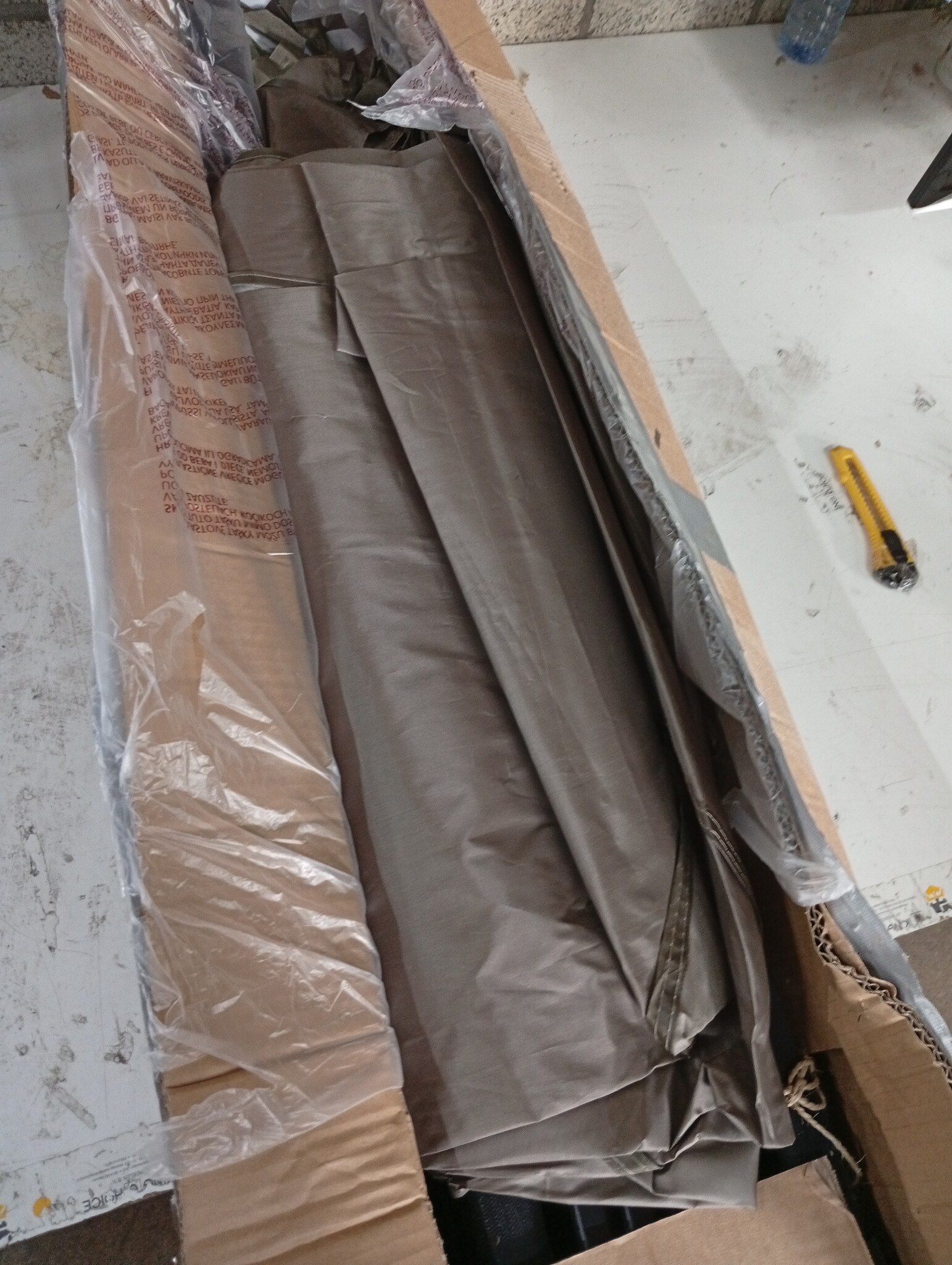Partytent 2x2m Taupe - Inklapbaar! 45% Korting!
