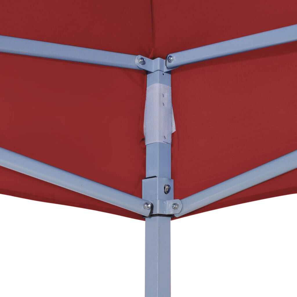 Partytentdak 3x3m Bordeauxrood - 35% Korting!