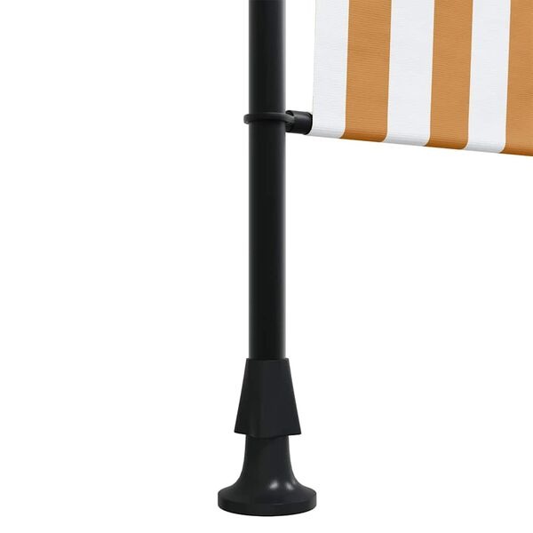 vidaXL Rolgordijn Buiten 150x270 Oranje/Wit - 35% Korting!