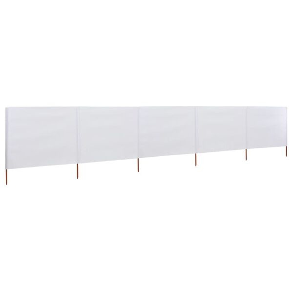 VidaXL Windscherm 600cm Zandwit - 35% Korting! (Lichte Schade)