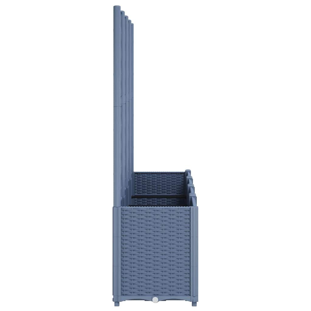 VidaXL Plantenbak met Latwerk Grijs - 45% Korting!