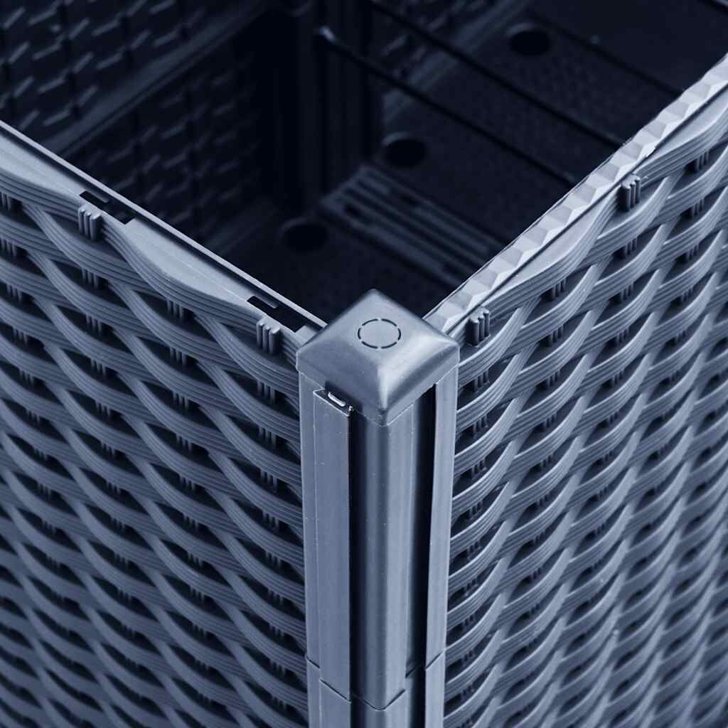 VidaXL Plantenbak met Latwerk Grijs - 45% Korting!