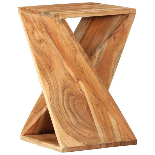 vidaXL Acacia Bijzettafel 35% Korting! Zo Goed Als Nieuw!