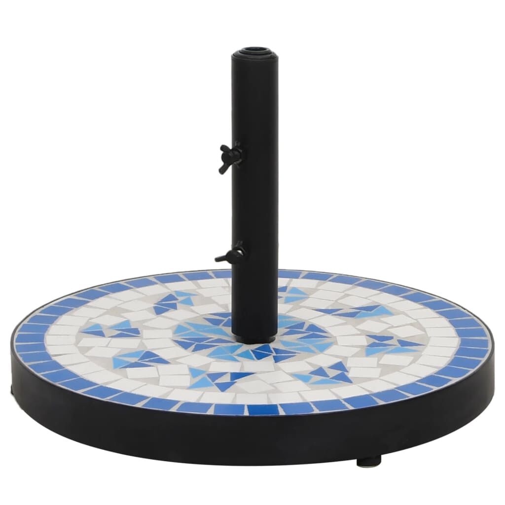 Parasolvoet Blauw/Wit 12kg - 35% Korting!
