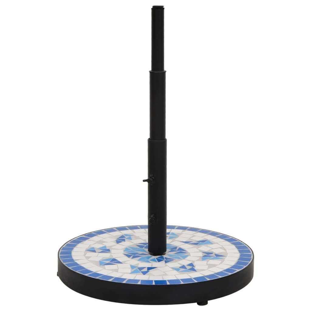 Parasolvoet Blauw/Wit 12kg - 35% Korting!