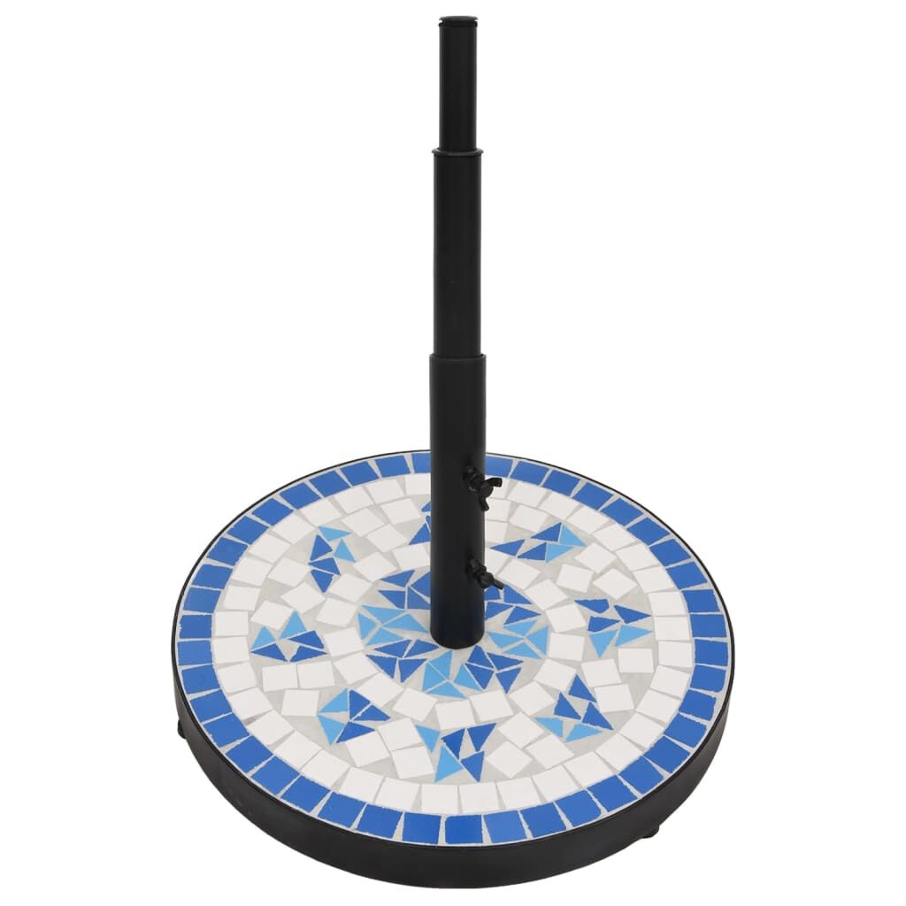 Parasolvoet Blauw/Wit 12kg - 35% Korting!