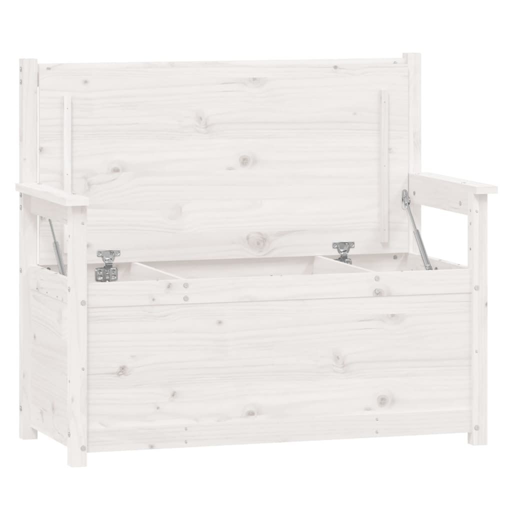 VidaXL Bankje Grenenhout Wit - 35% Korting!