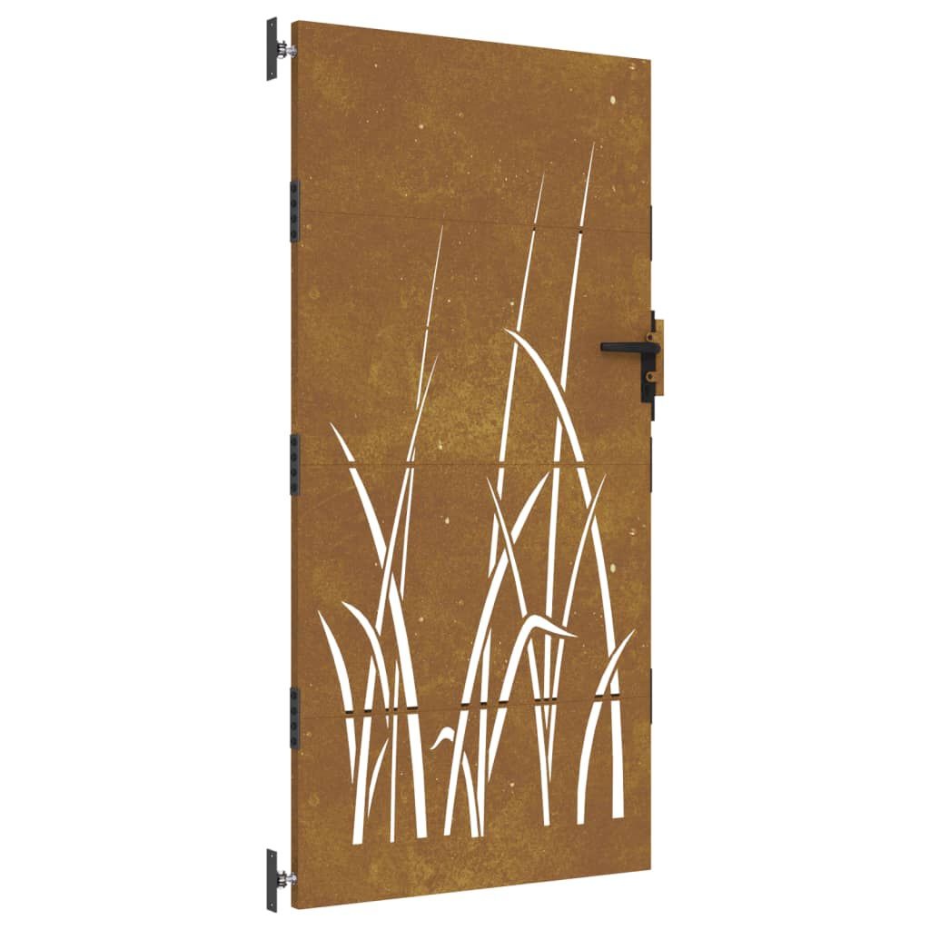 vidaXL Cortenstaal Poort 85x175cm Grasdesign -35%