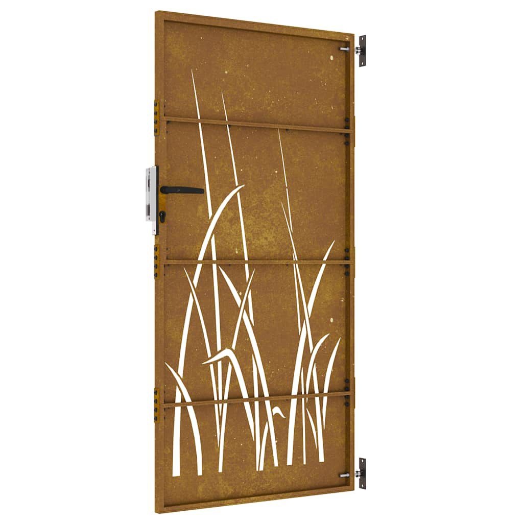 vidaXL Cortenstaal Poort 85x175cm Grasdesign -35%