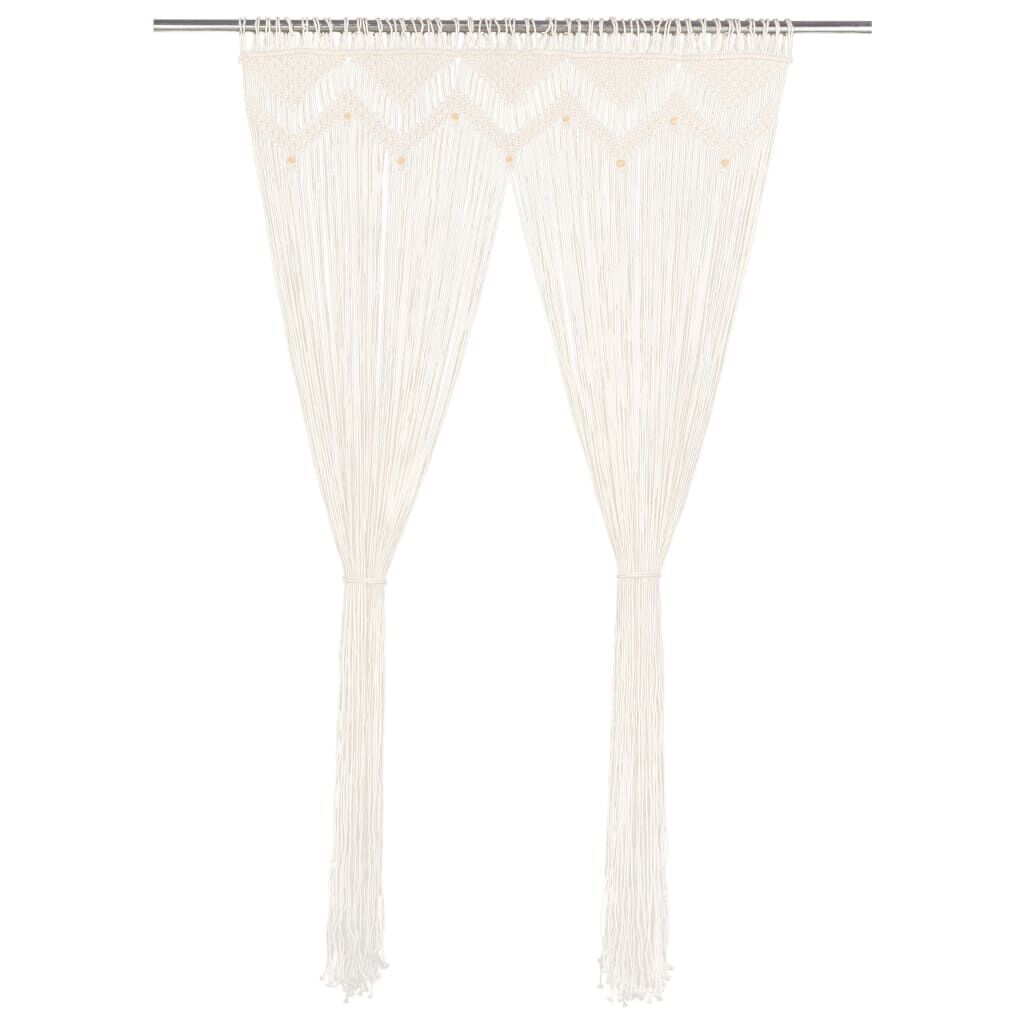 Macramé Gordijn 140x240 cm - Crème - 35% Korting!
