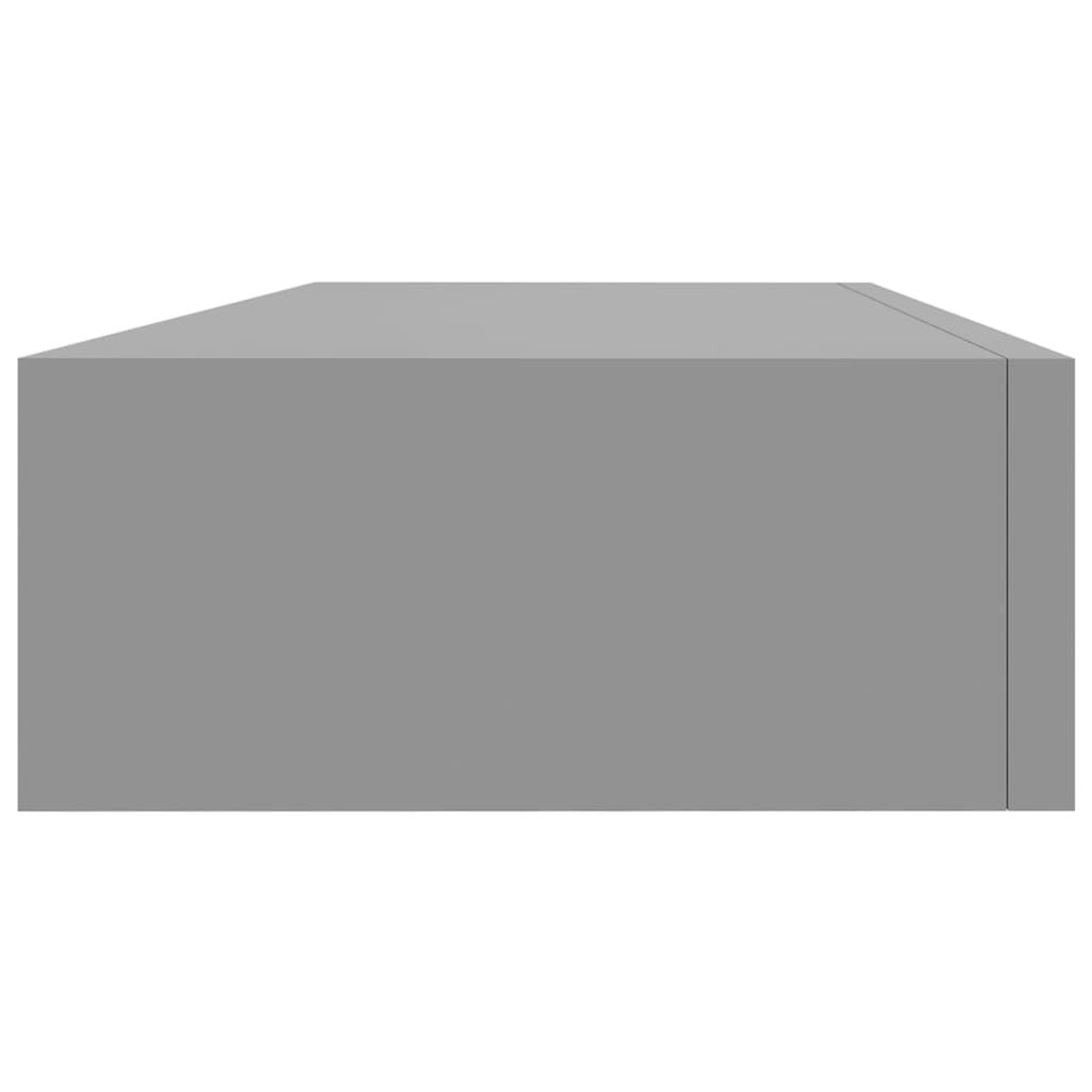 Wandschap met Lade Grijs 60cm - 35% Korting!