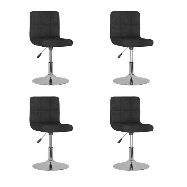 vidaXL Eetkamerstoelen (4x) Zwart - 35% Korting!
