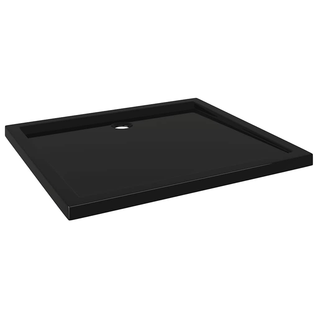 vidaXL Douchebak 80x90cm Zwart - 35% Korting!
