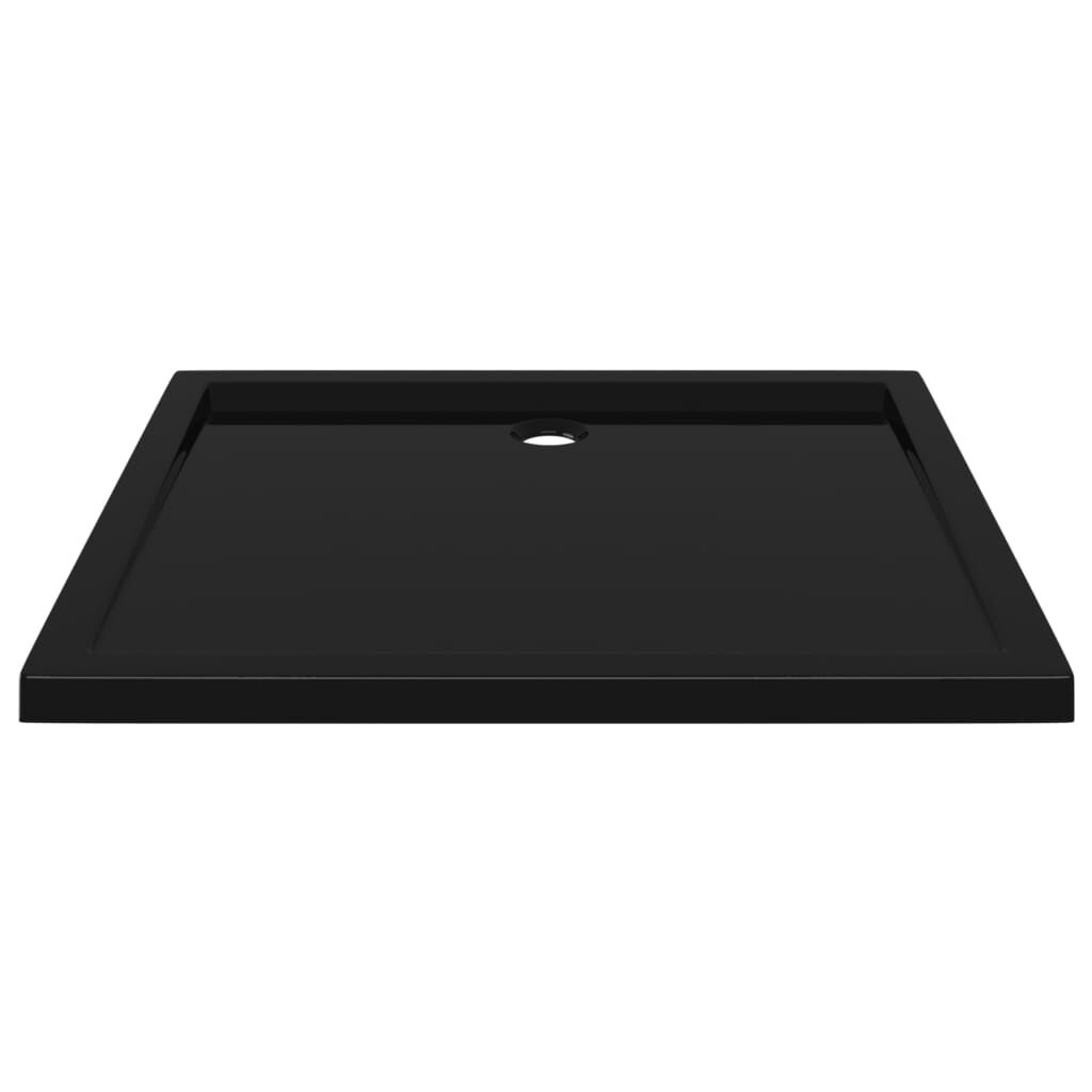 vidaXL Douchebak 80x90cm Zwart - 35% Korting!