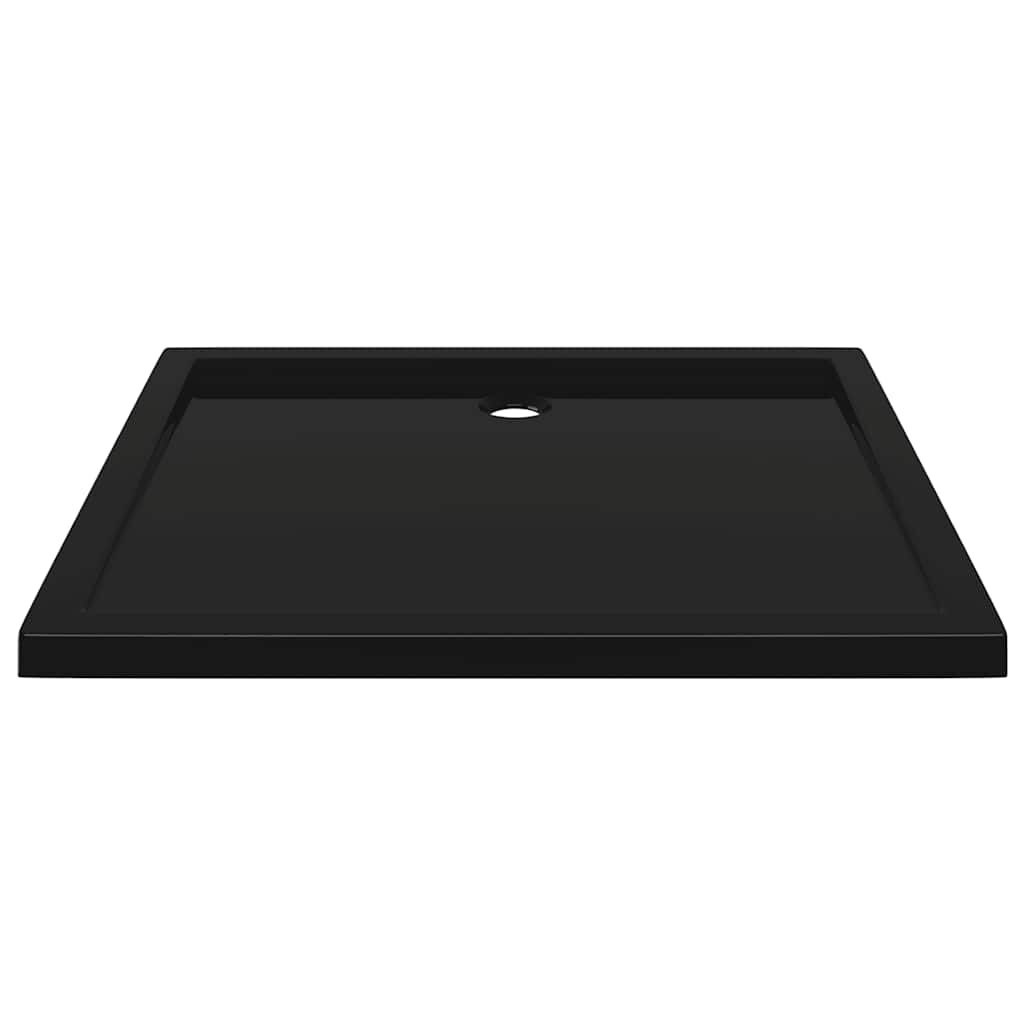 vidaXL Douchebak 80x90cm Zwart - 35% Korting!