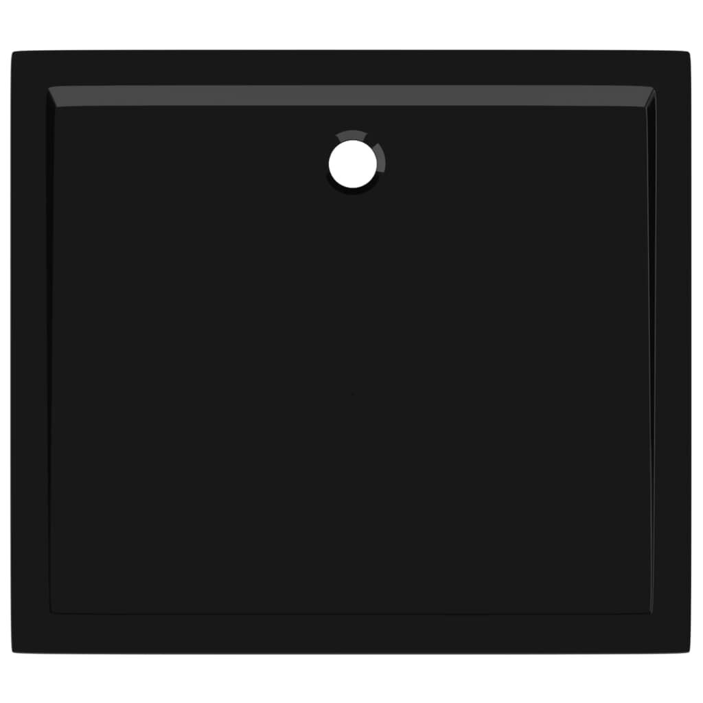 vidaXL Douchebak 80x90cm Zwart - 35% Korting!