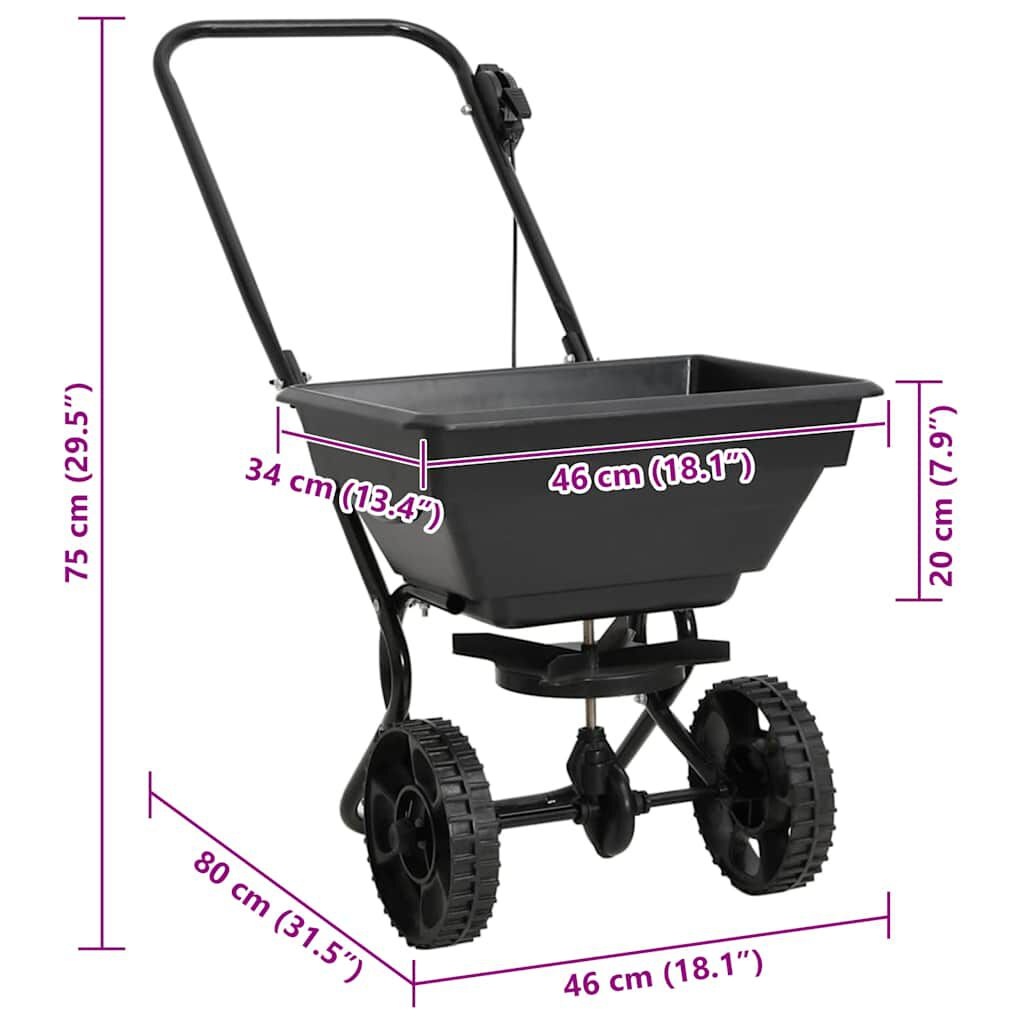 vidaXL Strooiwagen 15L - 35% Korting! Nieuw in Doos!