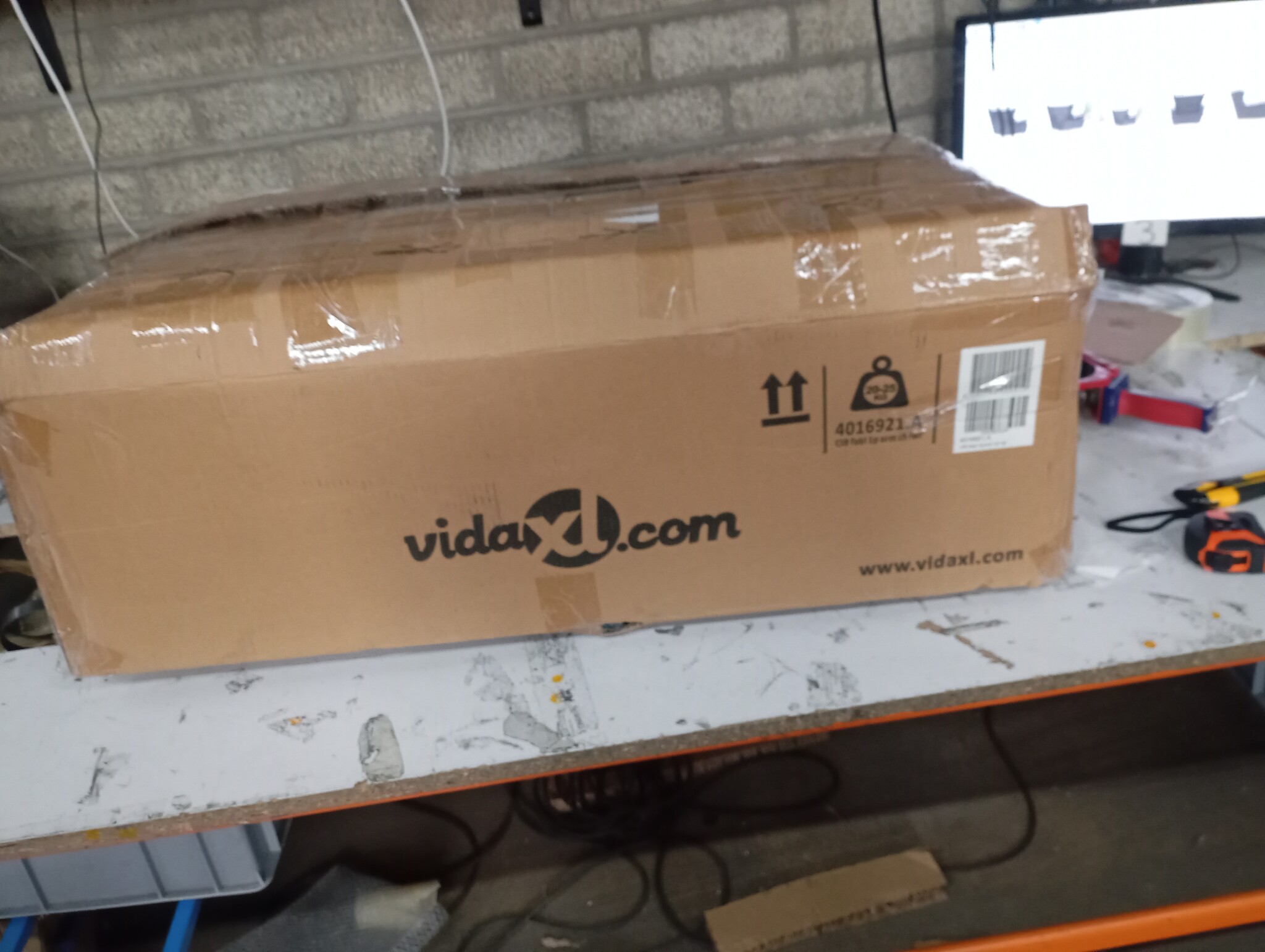VidaXL Schommelstoel Zwart - 60% Korting! (Incompleet)