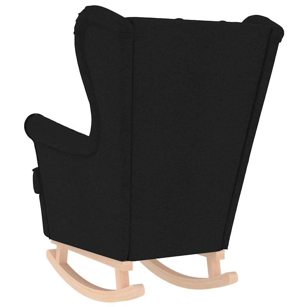 VidaXL Schommelstoel Zwart - 60% Korting! (Incompleet)