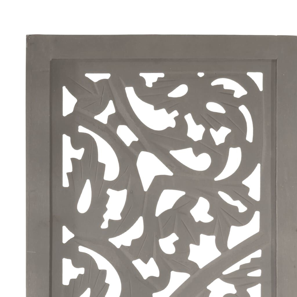 Kamerscherm Mangohout Grijs 120x165cm - 35% Korting!