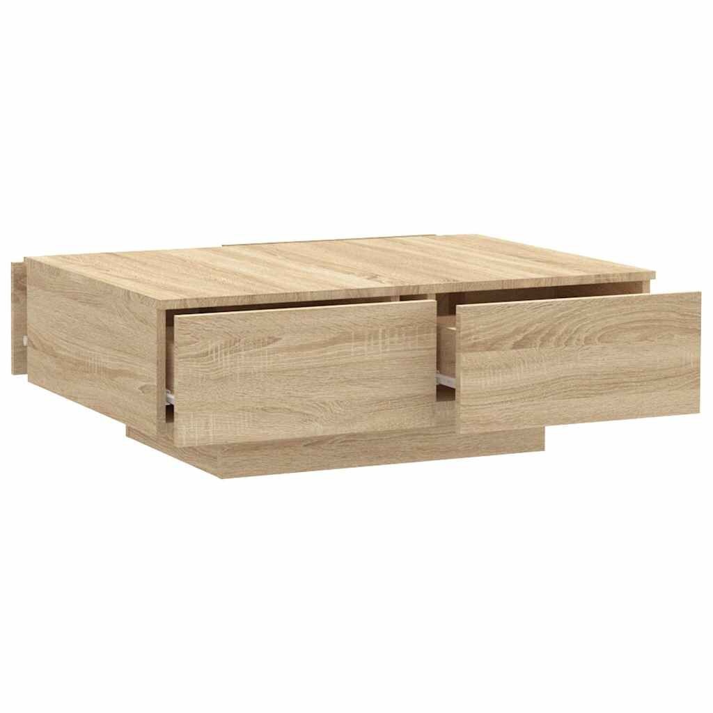 Salontafel Sonoma Eiken 90x60cm - 35% Korting!