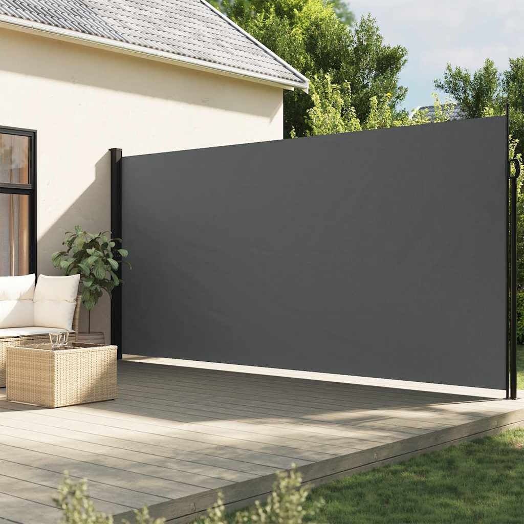 vidaXL Uittrekbaar Windscherm 200x600cm Antraciet - 35% Korting!