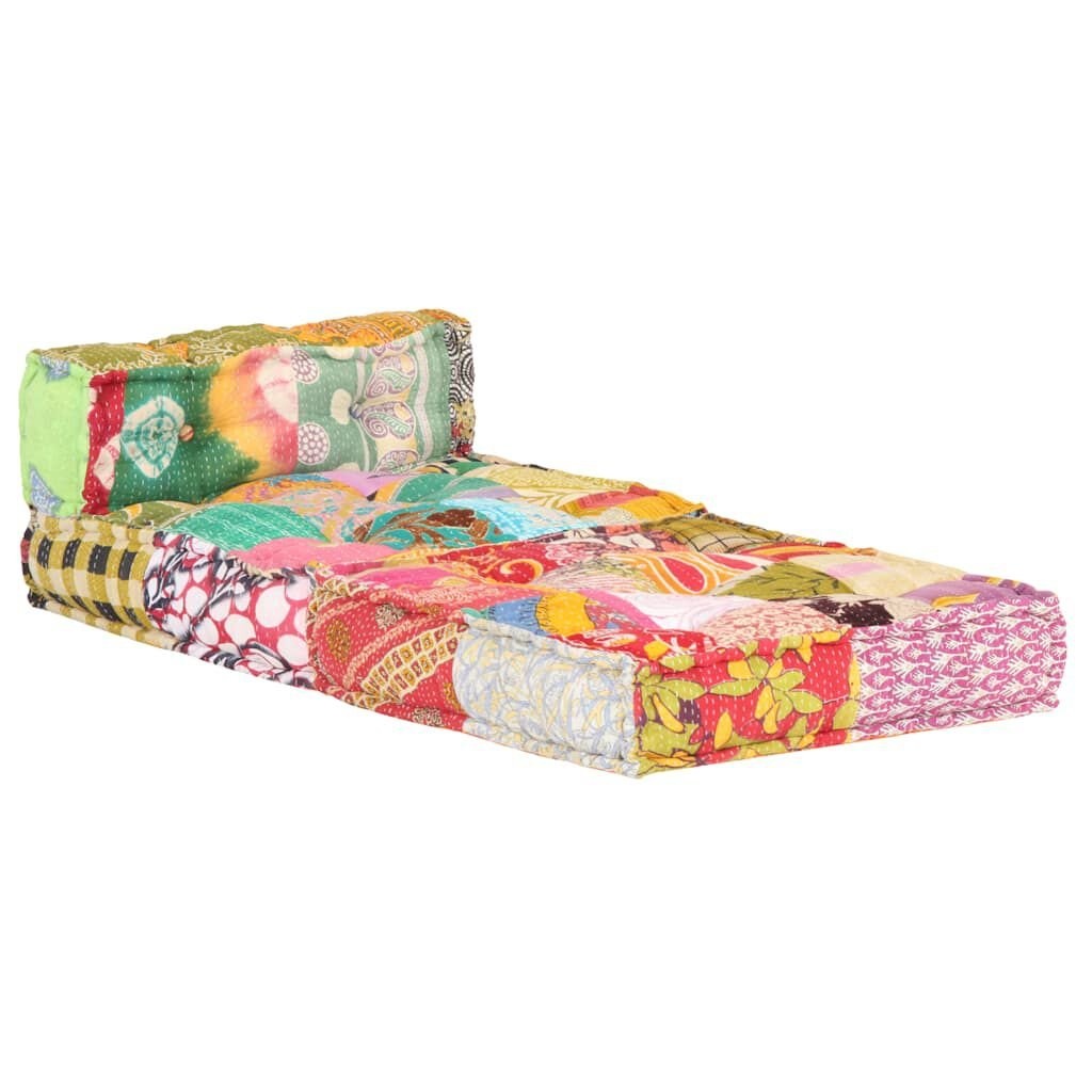 VidaXL Patchwork Poef Modulair - 41% Korting!