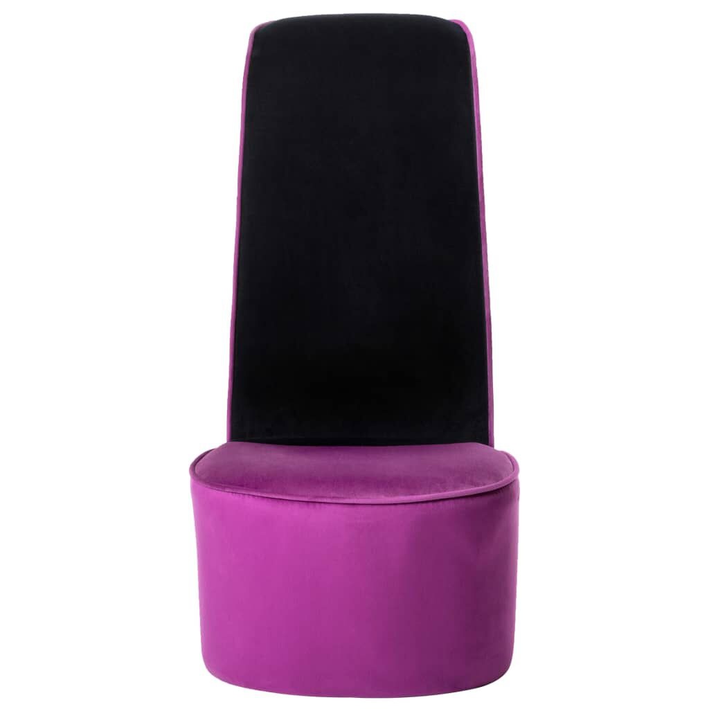 VidaXL Hakstoel Paars Fluweel - 47% Korting!