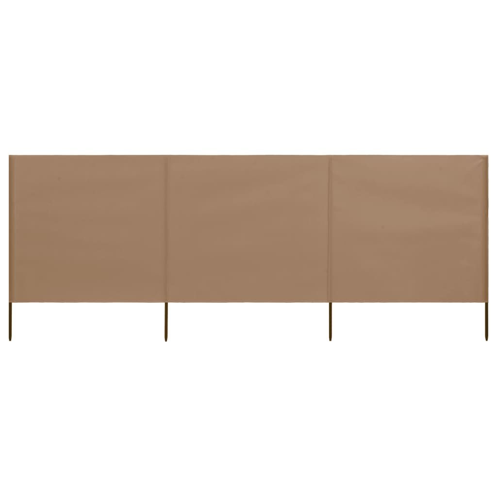 VidaXL Windscherm 400x160cm Taupe - 35% Korting!