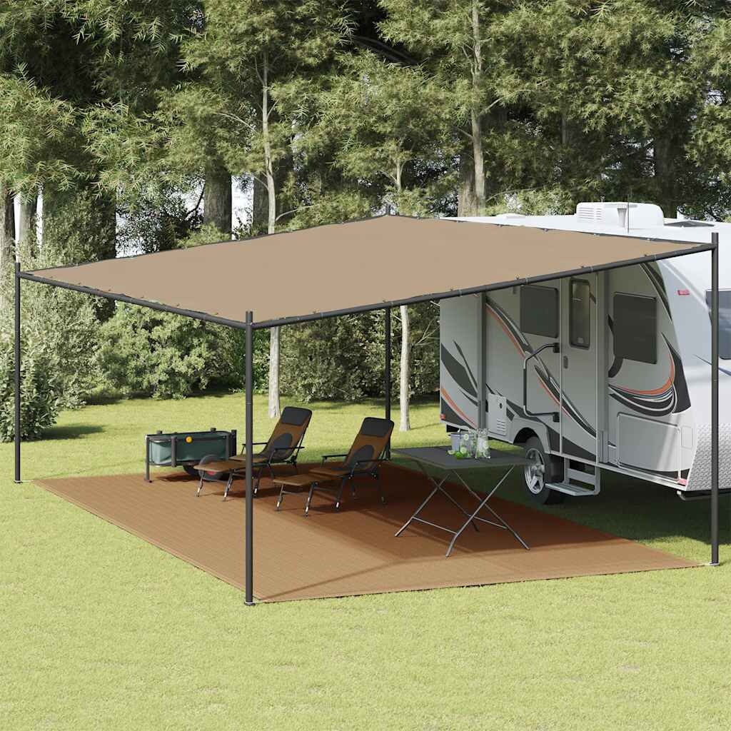 vidaXL Tenttapijt 400x600 Taupe -55% Korting! Krasje