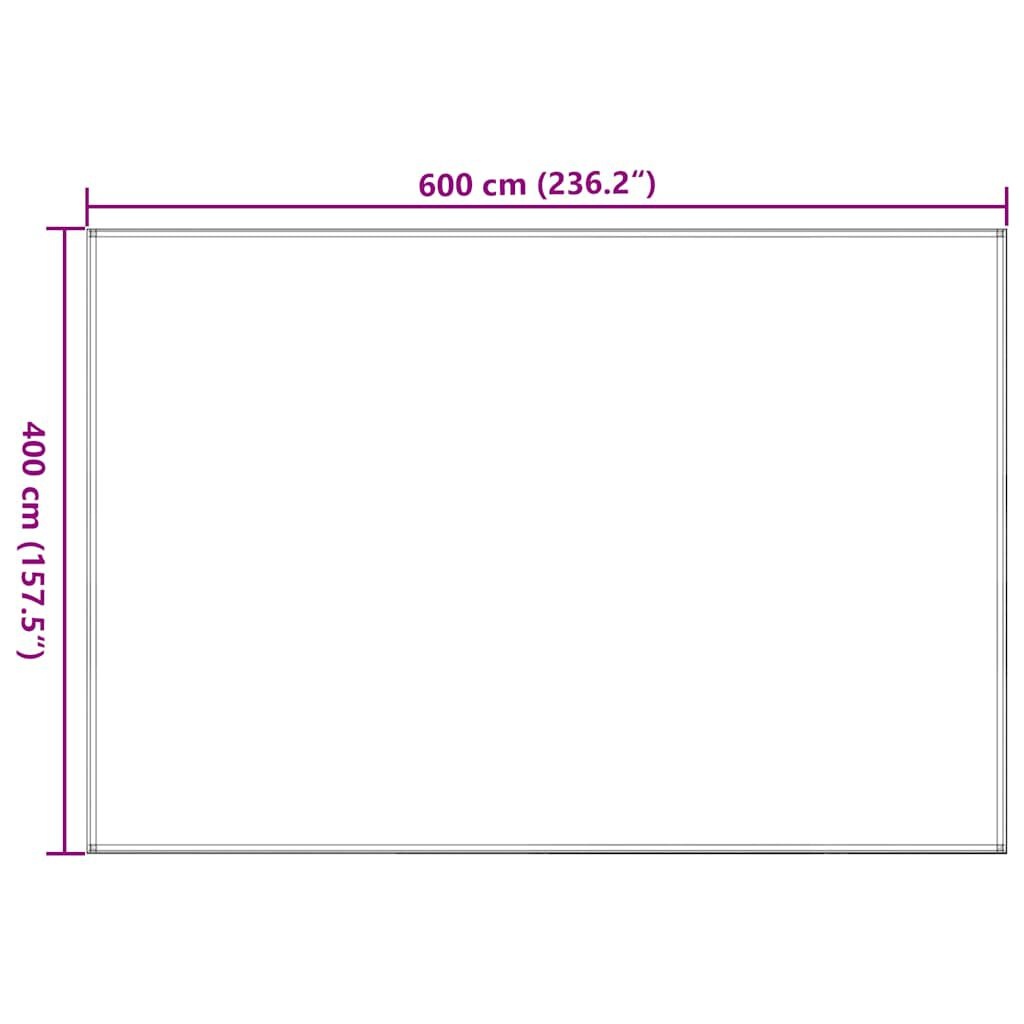 vidaXL Tenttapijt 400x600 Taupe -55% Korting! Krasje