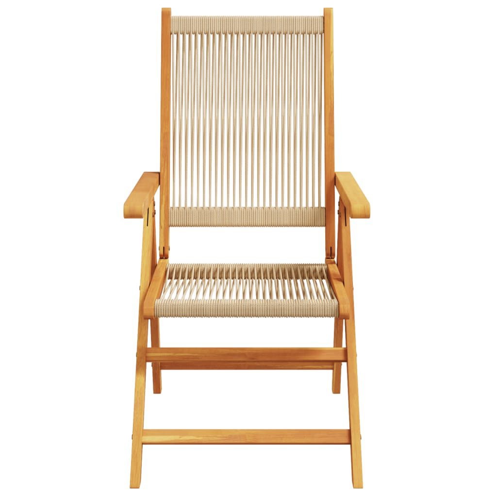 VidaXL Tuinstoelen (4 st) Acaciahout Beige - 35% Korting!