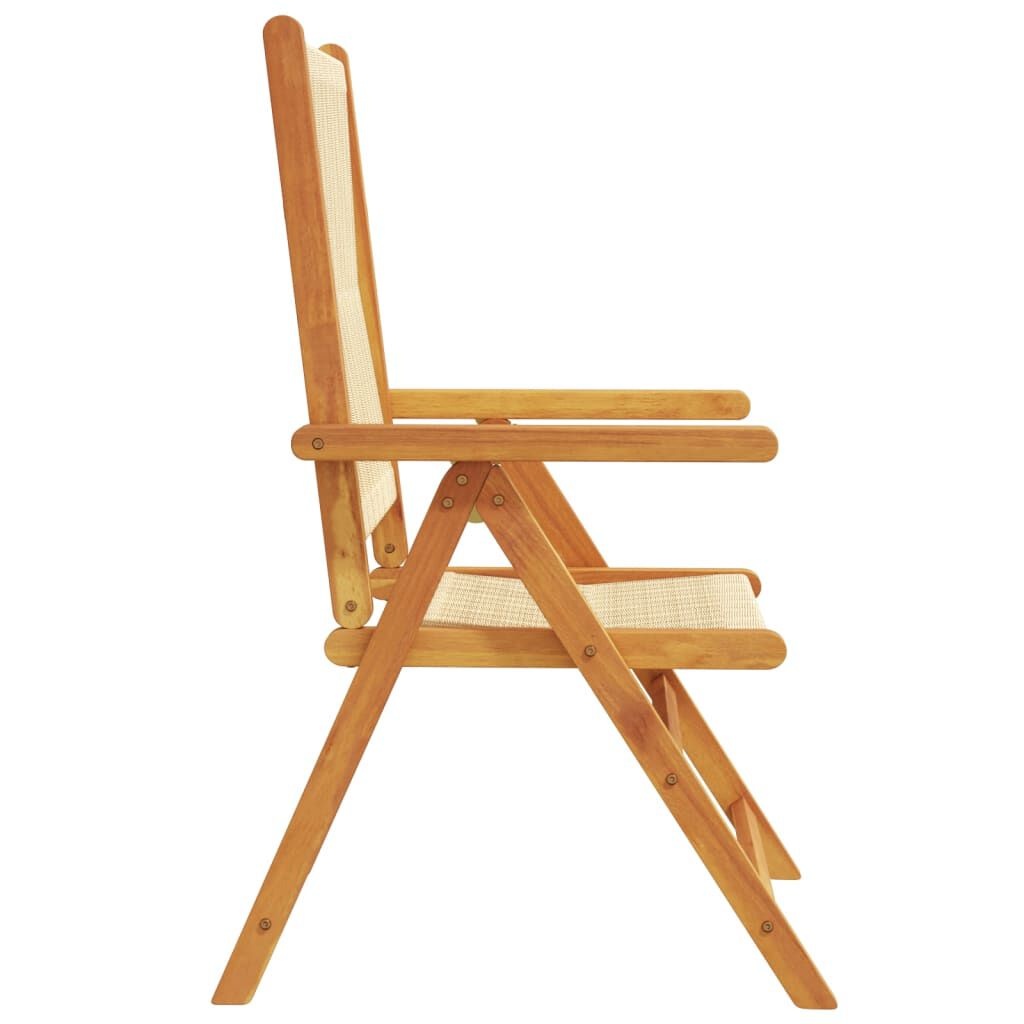 VidaXL Tuinstoelen (4 st) Acaciahout Beige - 35% Korting!