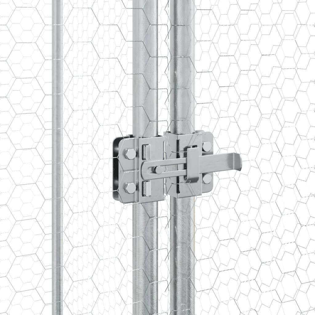 Kippenhok 400cm - 35% Korting! Gegalvaniseerd Staal