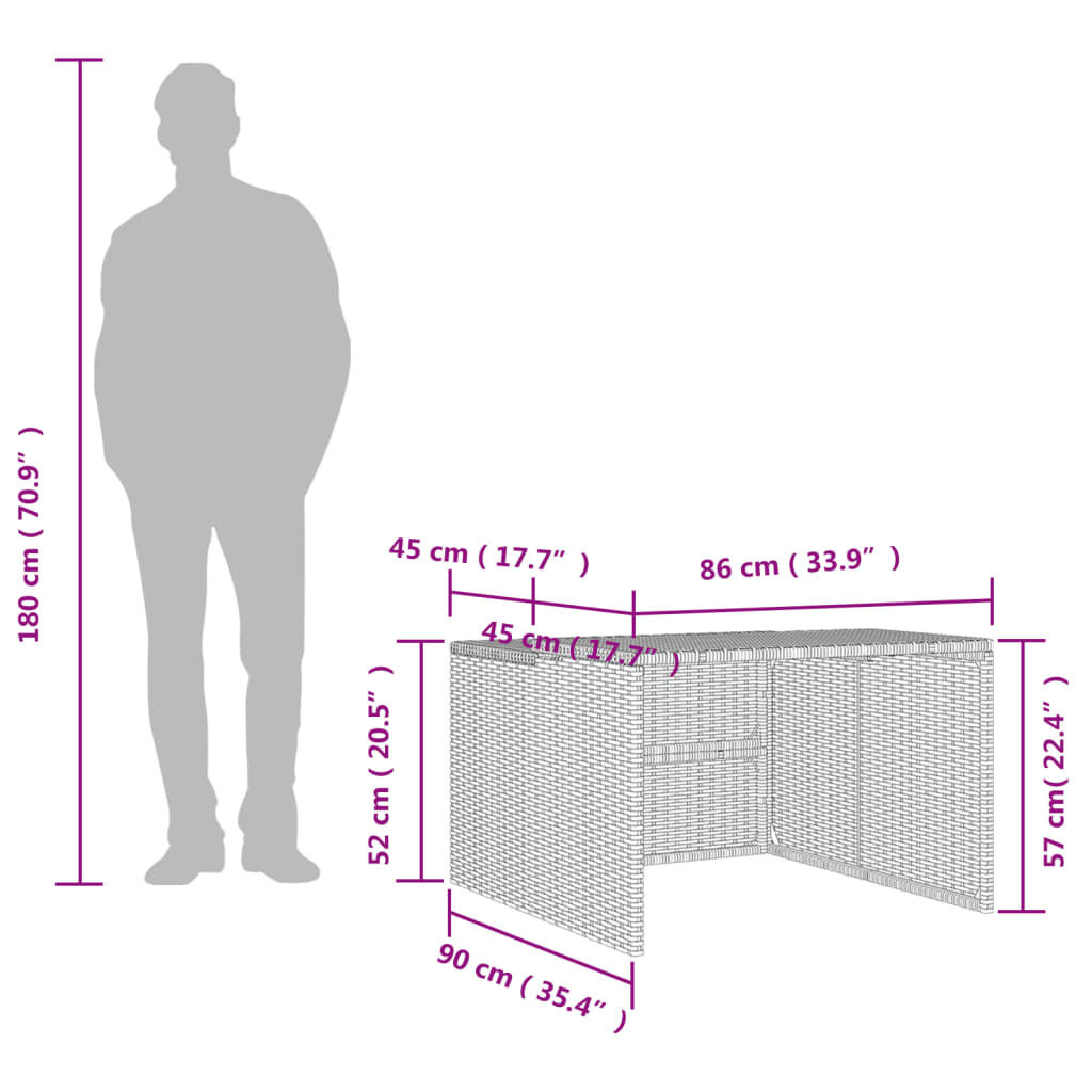 Robotmaaier Garage vidaXL Zwart - 35% Korting!