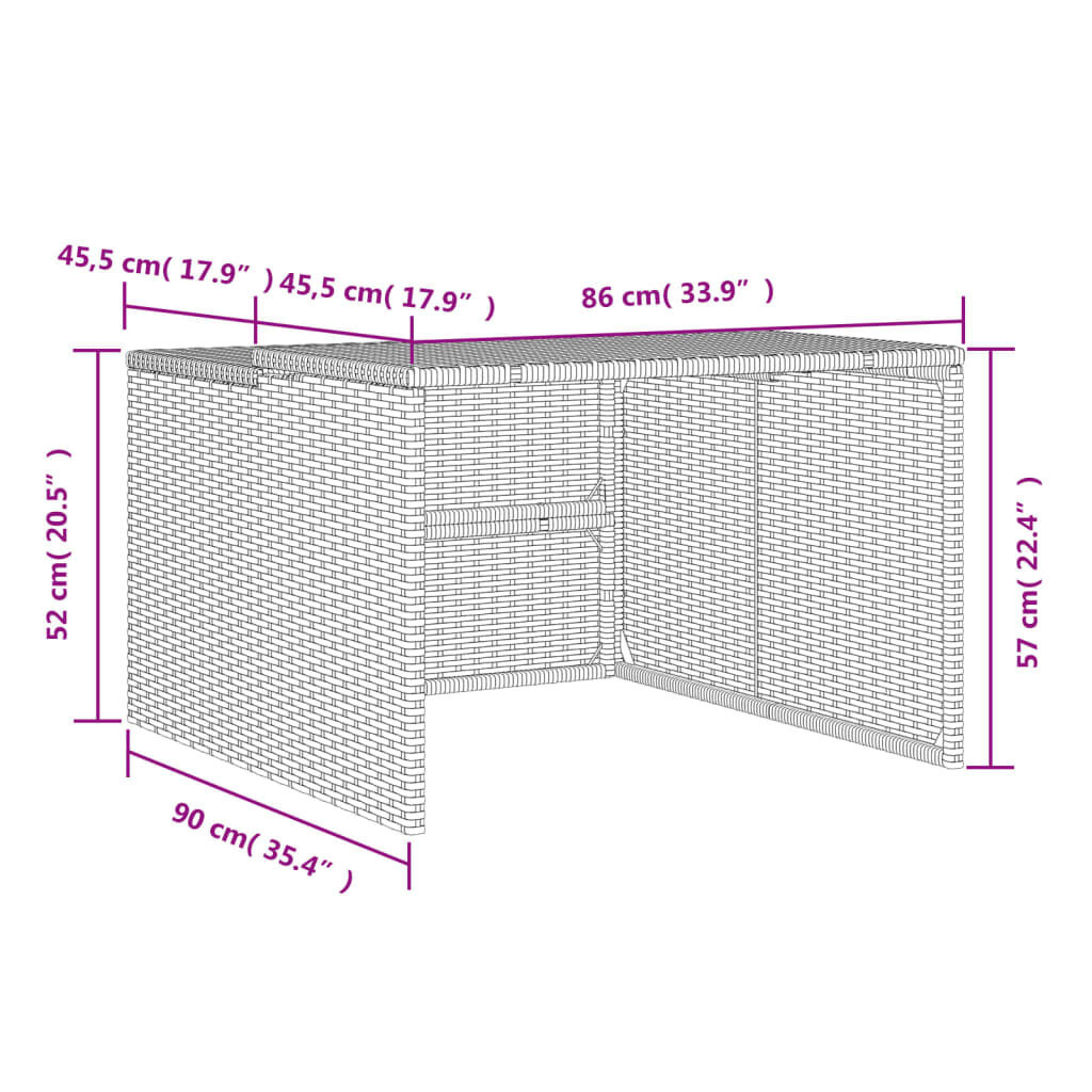 Robotmaaier Garage vidaXL Zwart - 35% Korting!