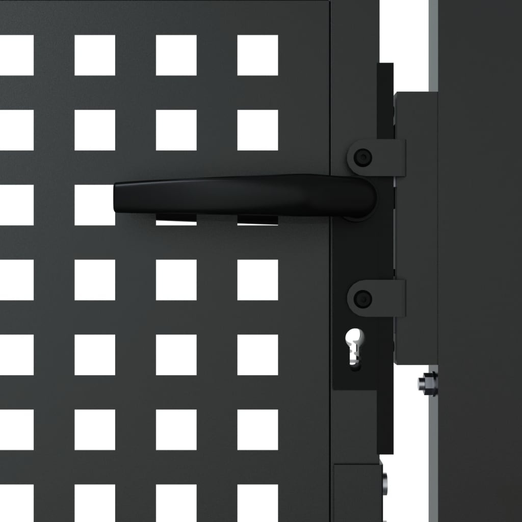 vidaXL Poort Antraciet 105x125cm - 60% Korting!